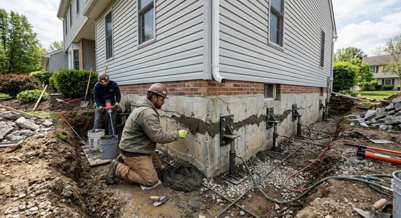 Basement Foundation Repair in North Versailles, PA