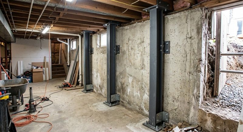 Basement Stabilization in Bethel Park, PA
