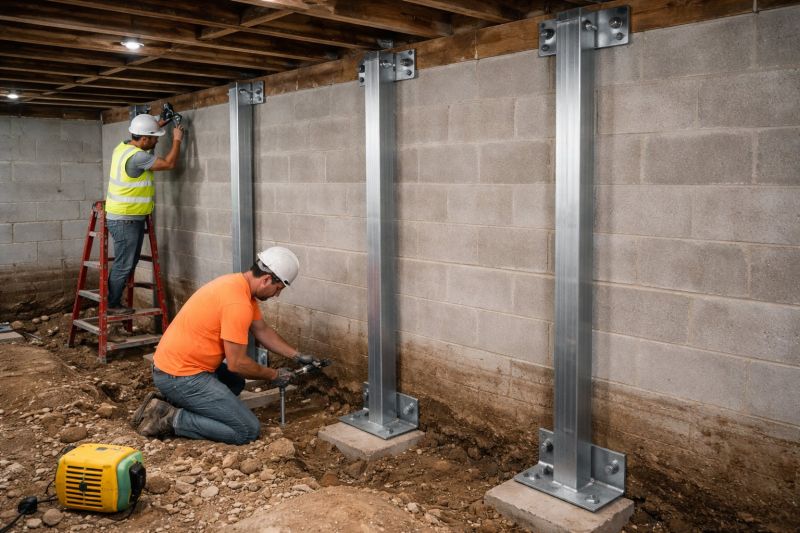 Basement Stabilization in Bethel Park, PA