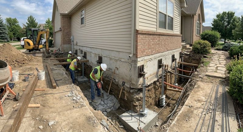 Basement Underpinning in Bethel Park, PA