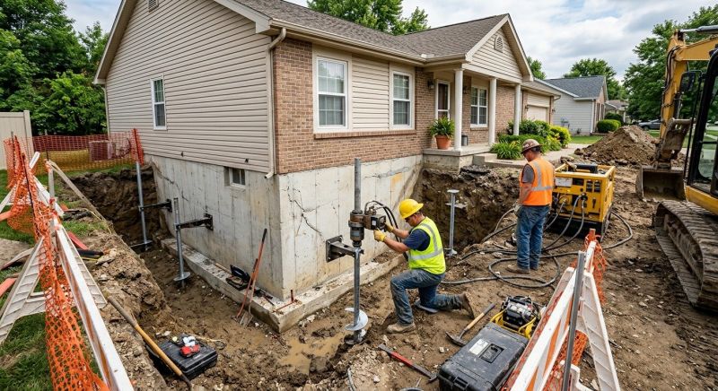 Building Foundation Repair in Ambridge, PA