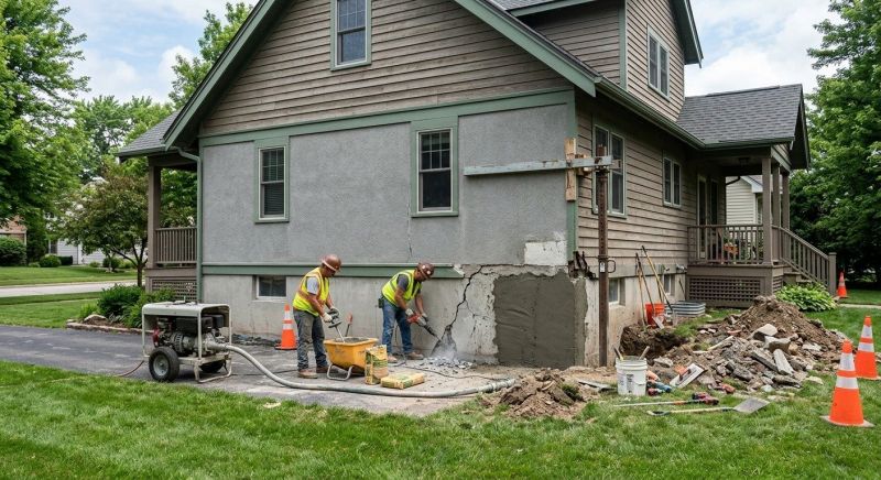 Building Foundation Repair in Bentleyville, PA