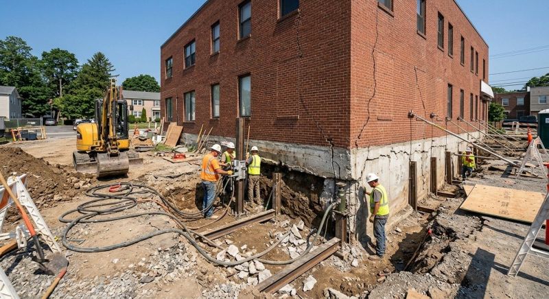 Building Foundation Repair in Monroeville, PA