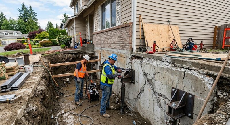 Concrete Foundation Repair in Glenshaw, PA