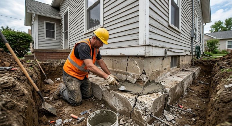 Concrete Foundation Repair in Trafford, PA