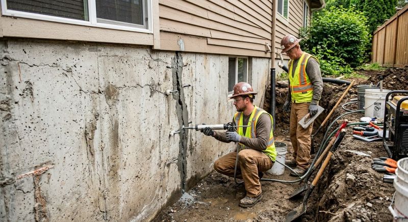 Cracked Foundation Repair in Bethel Park, PA