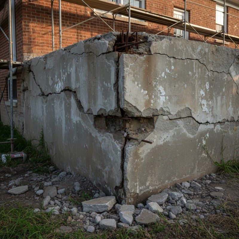 Cracked Foundation Repair in New Kensington, PA