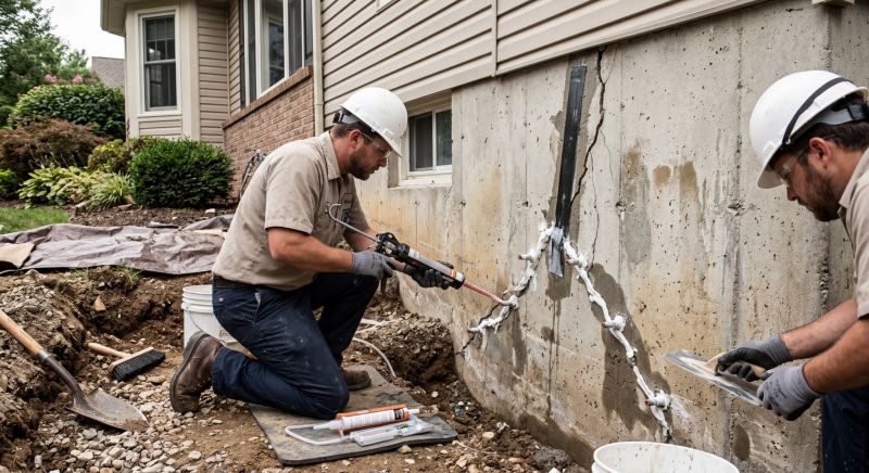 Cracked Foundation Repair in Oakmont, PA