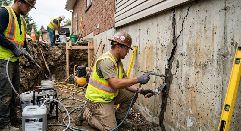 Cracked Foundation Repair in Pittsburgh, PA