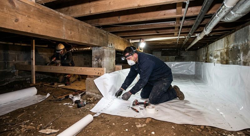 Crawl Space Leveling in Bethel Park, PA