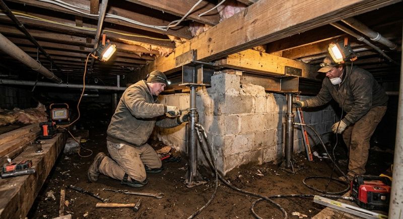 Crawlspace Foundation Repair in Aliquippa, PA