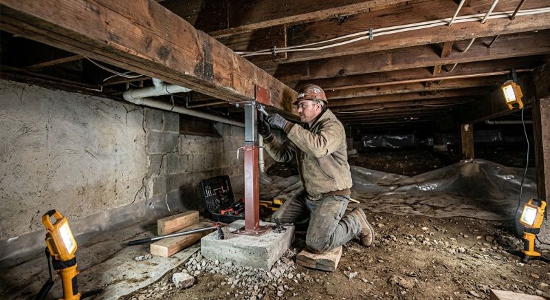 Crawlspace Foundation Repair in Trafford, PA