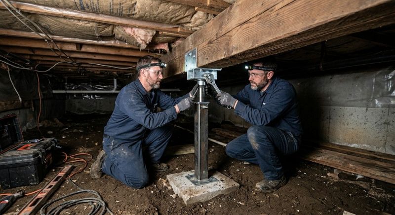 Crawlspace Foundation Repair in Trafford, PA