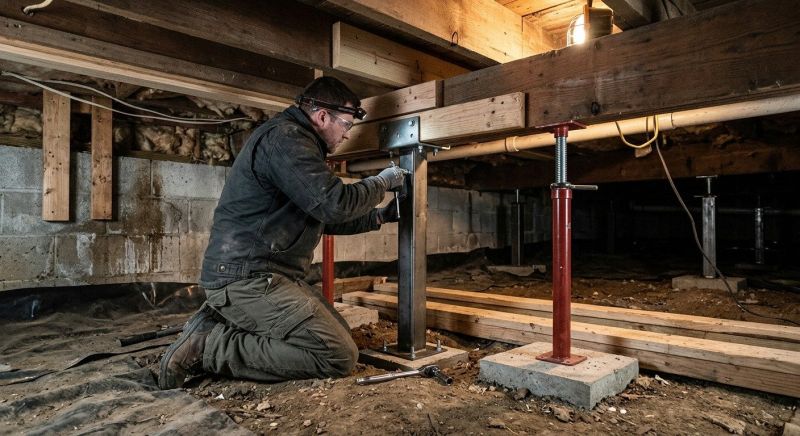 Crawlspace Structural Repair in Bethel Park, PA