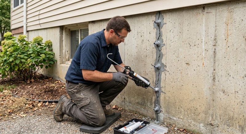 Foundation Crack Sealing in Bethel Park, PA