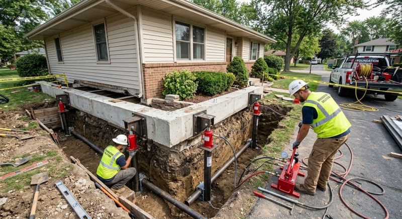 Foundation Jacking in Aliquippa, PA