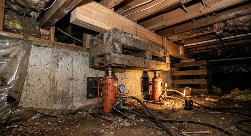 Foundation Jacking in Burgettstown, PA