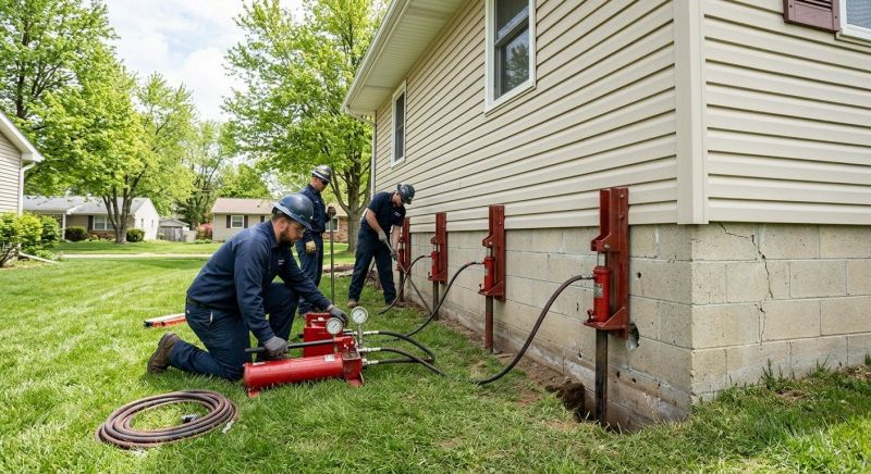 Foundation Jacking in Harrison City, PA