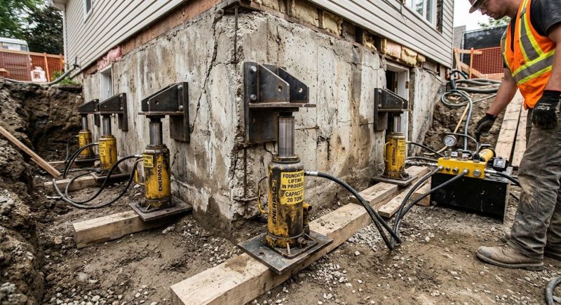 Foundation Jacking in Oakmont, PA