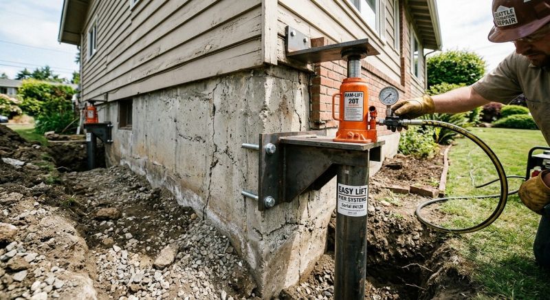 Foundation Lifting in Ambridge, PA