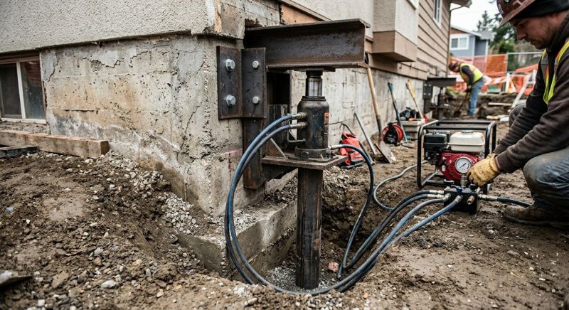 Foundation Lifting in Beaver County, PA