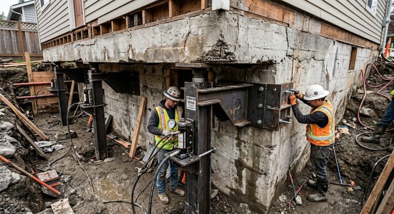 Foundation Lifting in Gibsonia, PA