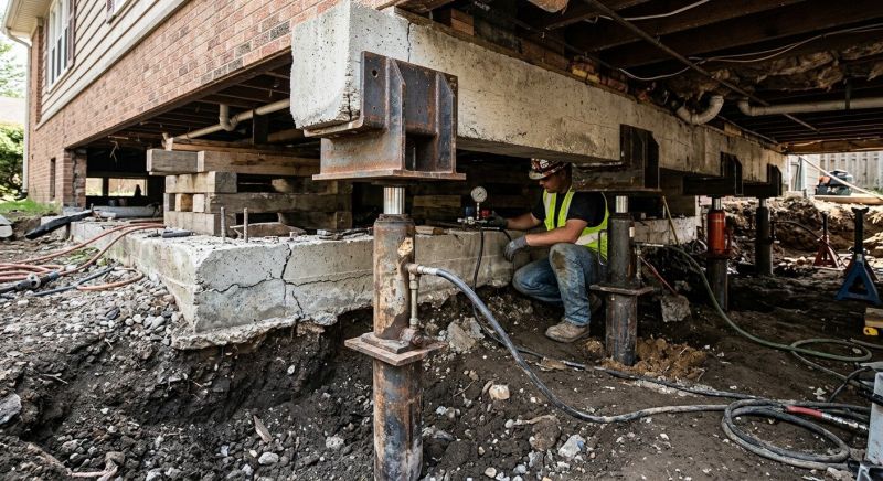 Foundation Lifting in Pittsburgh, PA