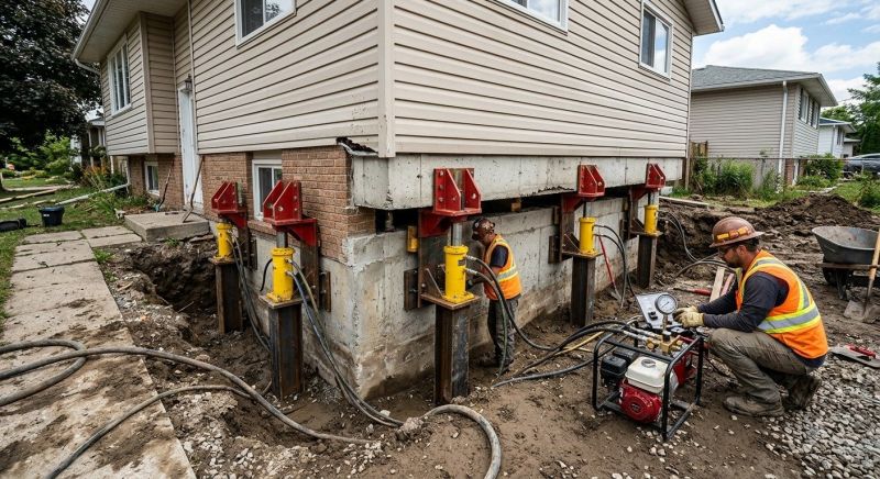 Foundation Lifting in West Newton, PA