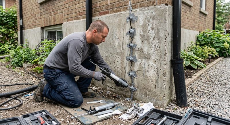 Foundation Settlement Repair in Bethel Park, PA