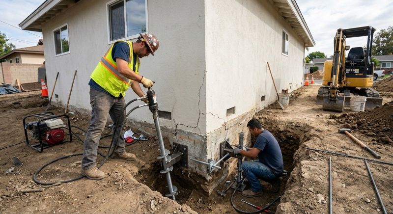 Foundation Stabilizing in Belle Vernon, PA