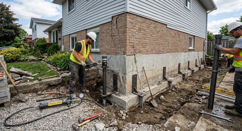 Foundation Stabilizing in Bentleyville, PA