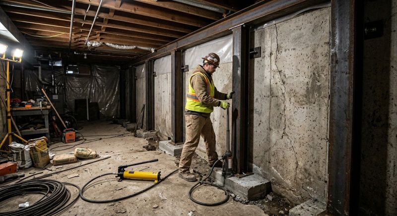 Foundation Stabilizing in Glenshaw, PA