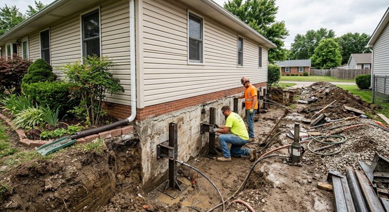 Foundation Stabilizing in Oakdale, PA