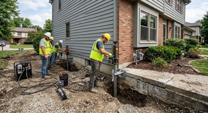 Foundation Stabilizing in Sewickley, PA