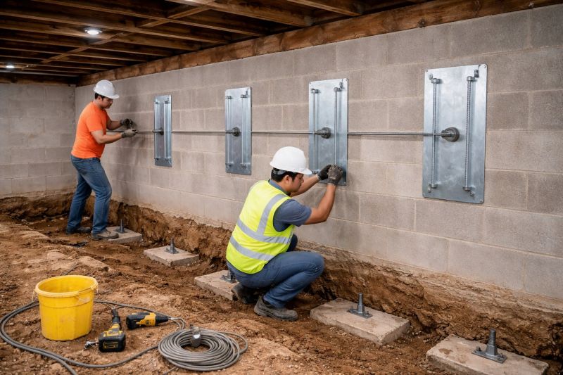 Foundation Stabilizing in Turtle Creek, PA