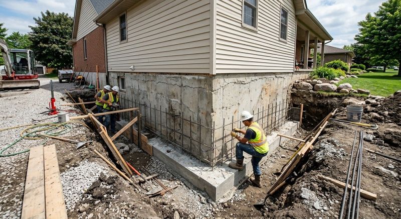 Foundation Strengthening in Bethel Park, PA