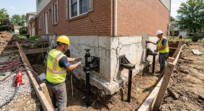 Foundation Structural Repair in Beaver County, PA
