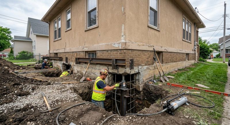 Foundation Underpinning in Bethel Park, PA