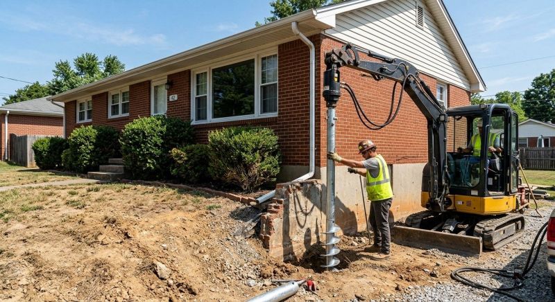 Helical Pile Installation in Bethel Park, PA