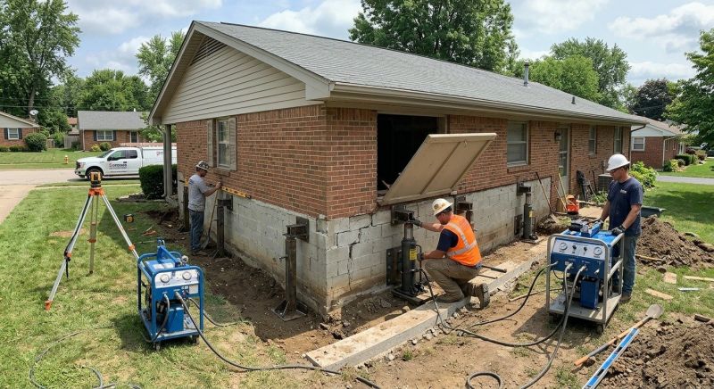 Home Foundation Leveling in Elizabeth, PA