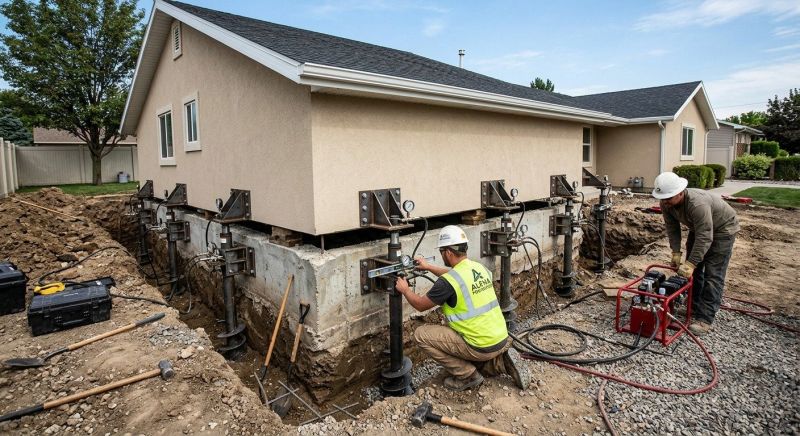 Home Foundation Leveling in Harrison City, PA