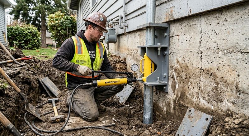 Home Foundation Leveling in Trafford, PA