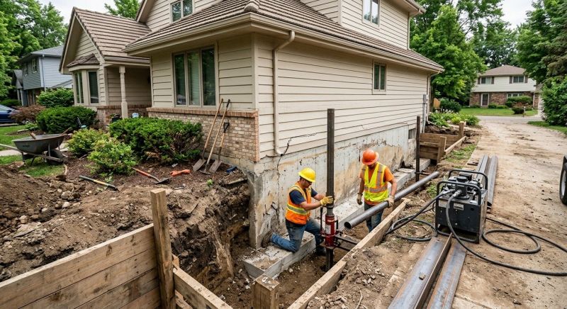 Home Foundation Repair in Perryopolis, PA