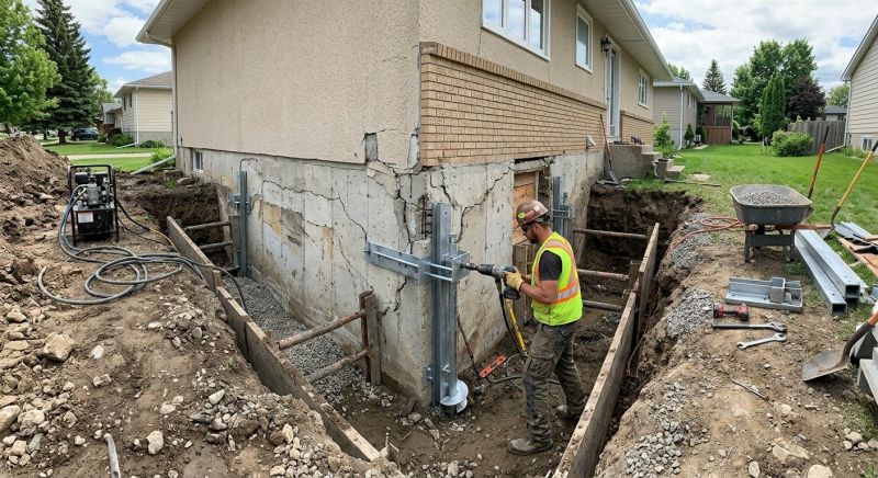 House Foundation Repair in Bethel Park, PA