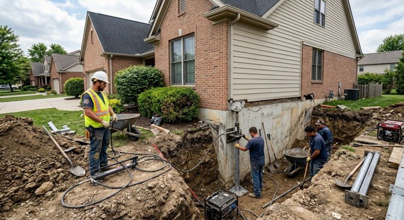 House Foundation Repair in Monroeville, PA