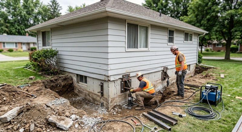 House Foundation Repair in Wexford, PA