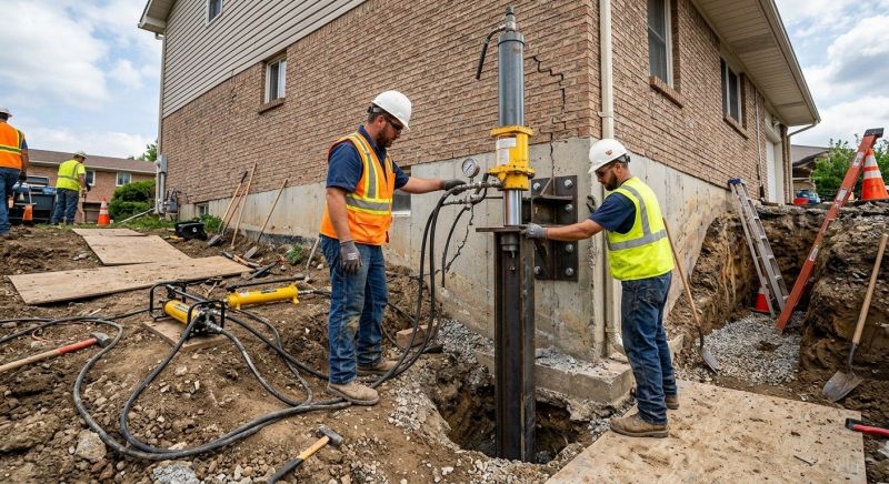Settling Foundation Service in Burgettstown, PA