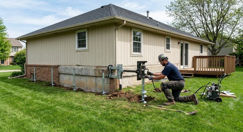 Settling Foundation Service in Irwin, PA