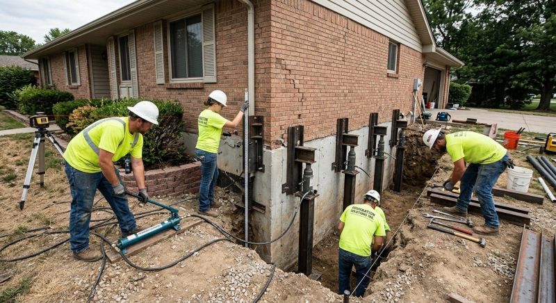 Settling Foundation Service in Murrysville, PA
