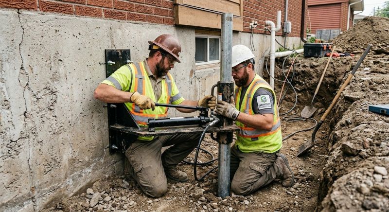 Settling Foundation Service in New Stanton, PA